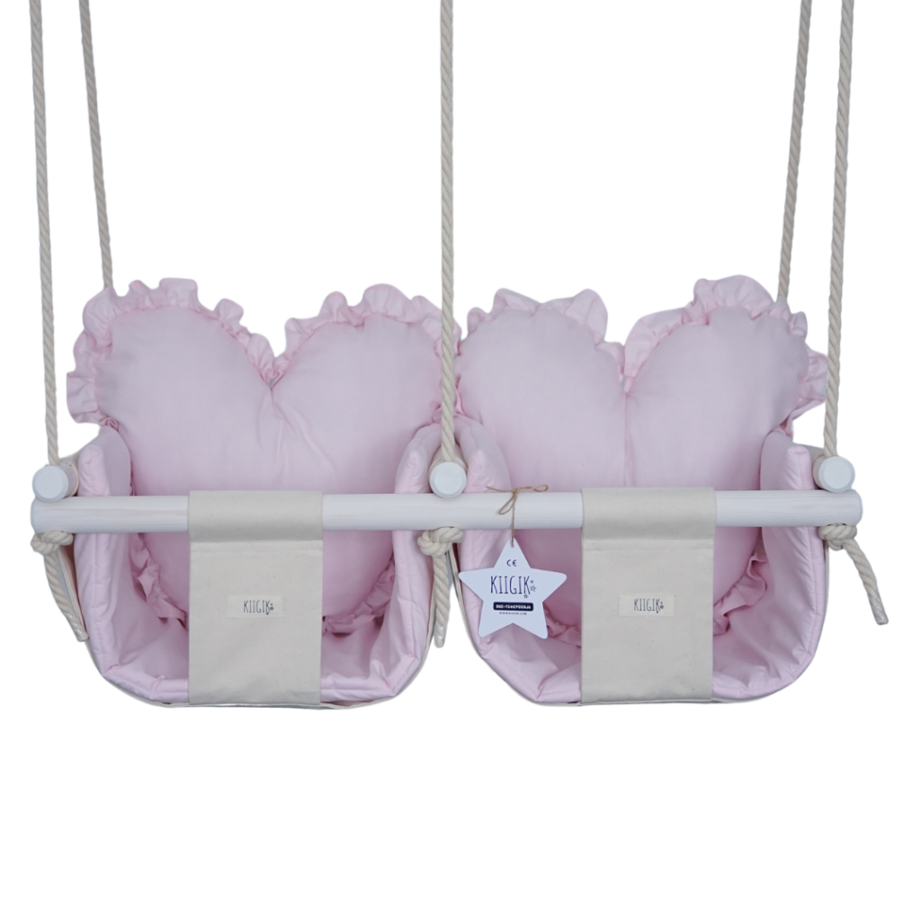 Double baby outlet swing for twins